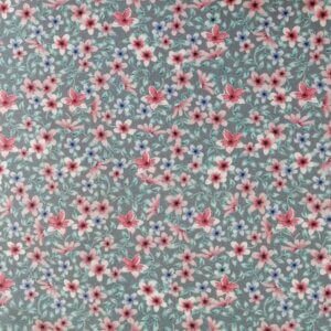 popeline coton fleur katia