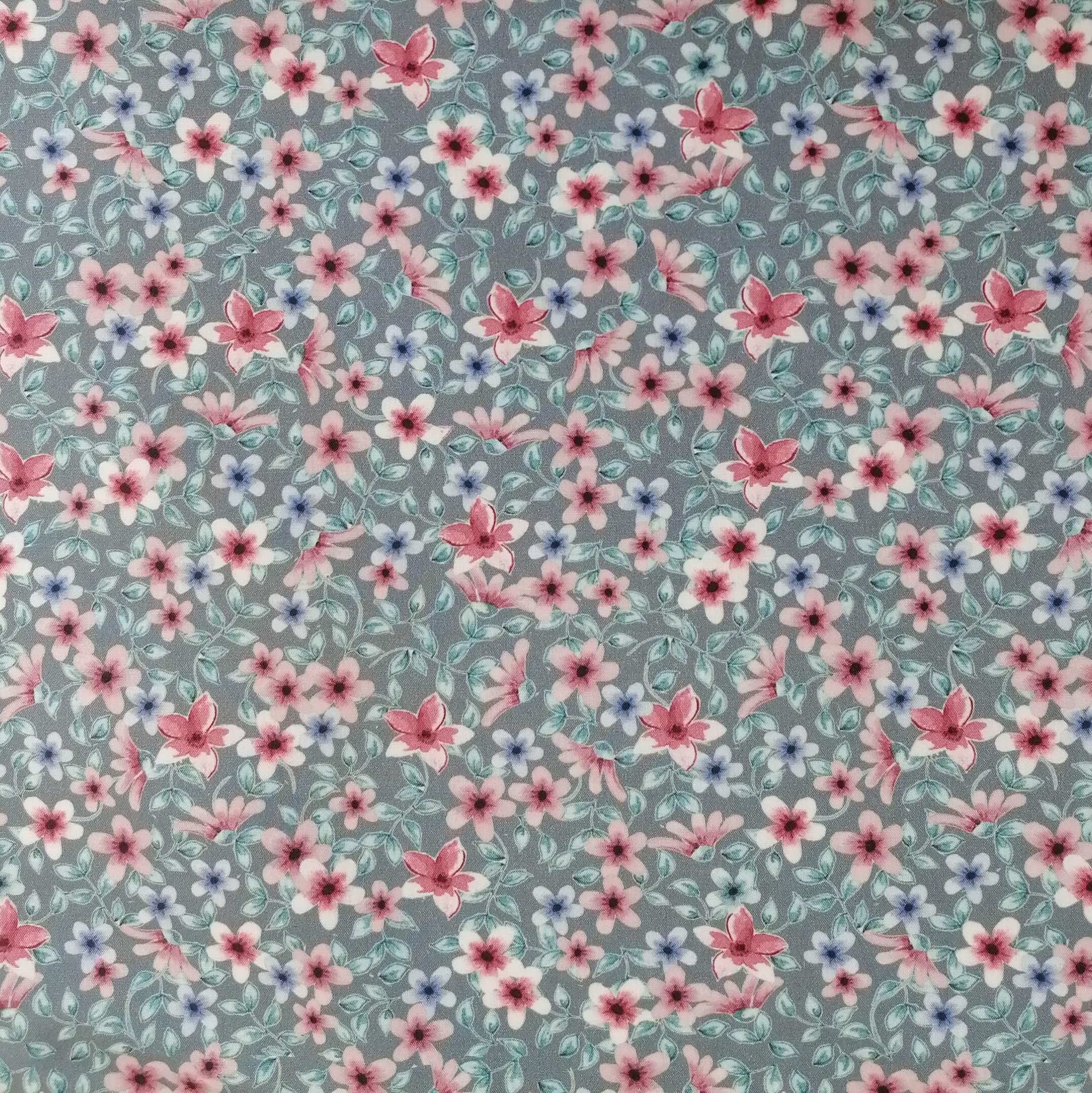 dav popeline coton fleur katia